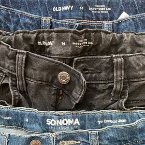 Girls size 14 jeans lot